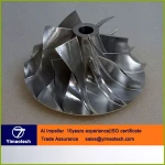 Customized aluminum alloy impeller for centrifugal fan/pump