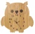 Import Customized Animal Shape Bamboo Wood Wall Clock from China