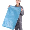 customized blue 25 50 kg  postal bag plastic custom mailing pp woven polypropylene sacks/bags
