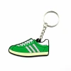 Customized Lovely  Mini Tennis  Shoes Shape Soft 3D Pvc Keychains