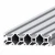 Import Customized Shapes Aluminium Extruded /1mm-2mm thickness v slot aluminium profiles from China