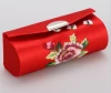 Customized Silk Embroider Brocade Lipstick Case Mirror Inside lipstick box