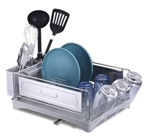 Customized Stainless Steel Dish Drying Rack Drain Standing Dish Drying Rack Tray