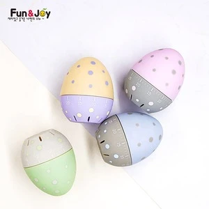 Cute one hour multi colored egg light time timer suitable for kitchen student fitness