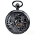 Import DAIHE Hollow-out transparent bottom longfeng chengxiang mechanical pocket watch bronze vintage pocket watch from China