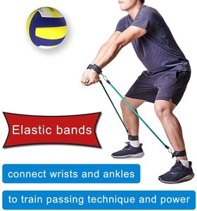 DASKING Volleyball Training Pass Rite Aid Resistance Band, Elastic Volleyball Resistance Belt Set for for Agility Training, Prac