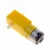 Import DC 3-6V 200RPM Yellow Double Axis TT Motor Plastic Gear Motor Gearbox for Smart Robot Car (Support Customization) from China