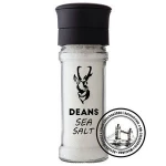 Deans 100ML Ceramic Adjustable Refillable Sea Salt Grinder Black Pepper Grinder Himalayan Salt Grinder