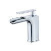 Deck mounted bathroom accessories bath basin tap with long spout