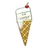 Decoration Children Pin Sweet Food Ice Cream Clothing Hard Enamel Lapel Pin Badge