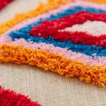 Decorative Embroidered Cushion Pillow Sofa Waist Back Custom Tufted Cushion Hand Tassel Weave Indian Wind Cushion Covers