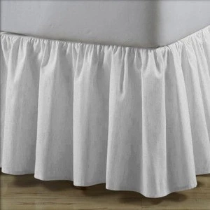 Decorative High Quality Hotel Box Pleat Bed Skirt