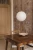 Import Decorative modern pendant simple lights home bathroom frosted glass white ball light ceiling led lamp from China