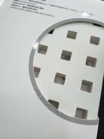 DEGO gypsum acoustic Ceiling Tiles Perforated Plasterboard Ceilings  with NRc 0.65 fireproof A2