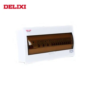 delixi pz50-20 wall mounted newest 12v home network dc single phase switch board equipment power distribution box