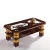 Import Design Living Room furniture Marble picture LCD TV stand Coffee Tea Table with Glass Top from China
