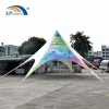 Dia 14m custom outdoor large star shelter display trade show tent for events
