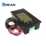 Digital AC Voltage Meters 100A/80 260V Power Energy analog Voltmeter Ammeter current Amps Volt meter LCD, voltmeter and ammeter