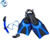 Diving Equipment Snorkeling Mask Blue Tempered Glass Diving Mask For Freediving