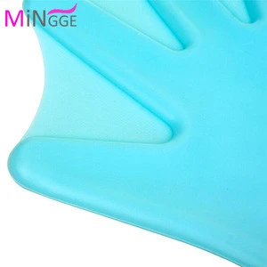 Diving Hand Swimming Wear Silicone Paddle Palm Webbed Gloves