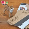 DIY Small dogs cardboard 3D puzzle