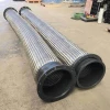 DN100 exhaust pipe flange type hose braided flexible steel metal hose