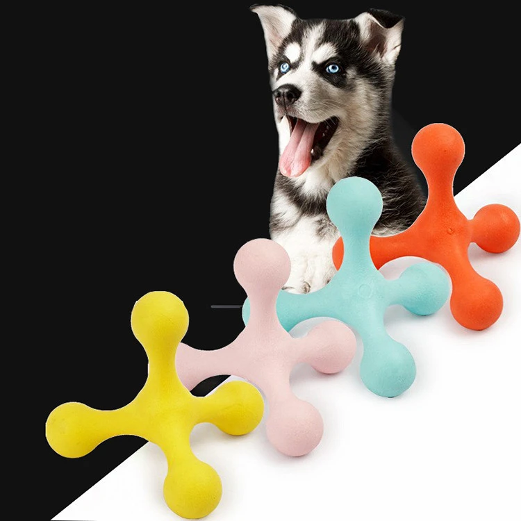 Dog toys for aggressive chewers dog toy natural rubber teeth clean dog toy