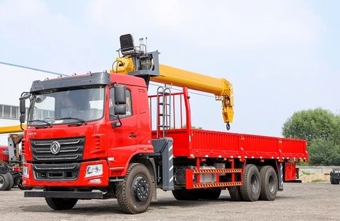 dongfeng 8 ton 10ton diesel Telescoping Boom hydraulic truck mounted crane price