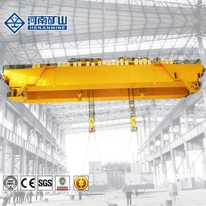 Double beam bridge crane for steel and chemical industry