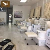 Double pedicure chair/ bench/station for beauty salon nail equipment