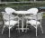 Import Dreamhause Factory Wholesale Metal Leg Garden PE Rattan Chair Balcony Restaurant Cafe Shop Patio Outdoor Dinning Table Chairs from China