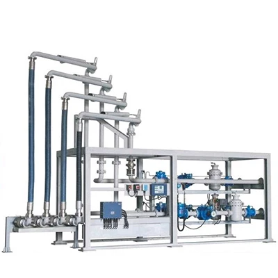Easy installation Compressed gas Packaged Skid Mounted Loading Systems with batch controller loading arm control valve flowmeter