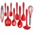 Import Eco Friendly 10pcs Colorful Complete 100% High Quality Non Stick Best Selling Silicone Kitchen Cooking Utensils Set Accessories from China