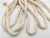 Import Eco friendly 3 strands 100% twisted Natural white cotton rope from China