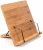 Import Eco-Friendly Bamboo Adjustable 6 Height Reading Cook Book Shlef Stand Holder Kithcne Foldable BookStand Holder from China