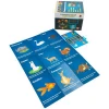 Eco-friendly language learn paper plank toy kids learning cards