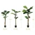 ECO- PEVA 1.3m Ornamental Plastic Fake Monstera Deliciosa artificial plants Tree