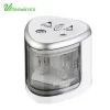 Electric double hole pencil sharpener automatic pencil sharpener for kids and holiday