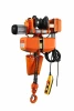 electric hoist manufactures 3 phase 1 ton small electric chain block lifting hoist with electric trolley