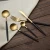 Import Elegant Hotel set Best Home brand cutlery stainless steel gold spoon and fork set from China