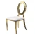 Import Elegant luxury gold stainless steel hotel banquet catering venue wedding chairs modern from China