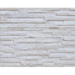engineered white quartz wall cladding stone facade