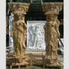 Entrance Gate marble Stone Statues Roman Column Pillar Design