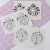 Import EP07 Glitter Jewel Chest Tattoo Sticker Boho Style 3D Crystal Body Art Decor Bindi Self Adhesive Gems Tattoos Party Stage Makeup from China