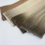 European full skin weft Russian Human Hair Tape Hair Extension Inject Invisible Skin Weft Tape in Human Hair Extensions