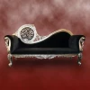 European style hand carved classic chaise lounge - living room furniture set