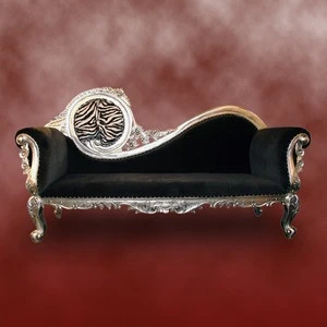 European style hand carved classic chaise lounge - living room furniture set