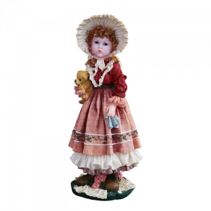 European-style home decoration living room imitation doll Victoria Girl presents a creative gift art resin craft