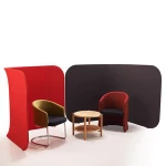 Fabric Acoustic Panels Soundproof Office Partition Acoustic Divider