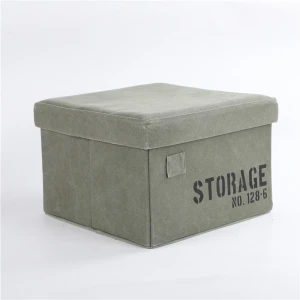 Fabric Strong Storage Cardboard Box For Home Decoration
